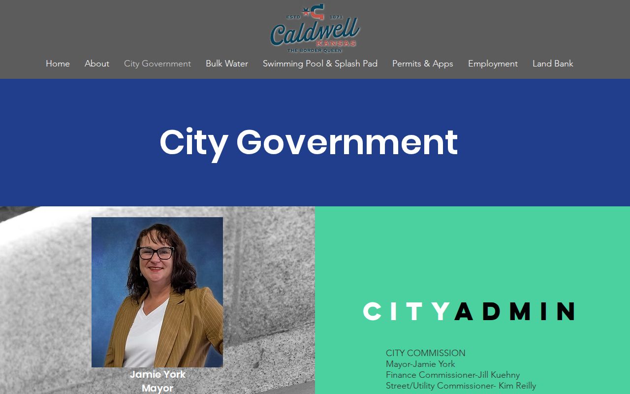 Official Caldwell city departments page with municipal court schedule and payment rules