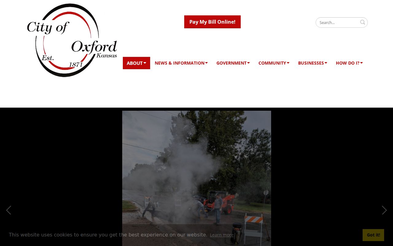 Official Oxford Municipal Court calendar category and payment link